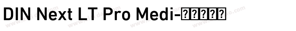 DIN Next LT Pro Medi字体转换